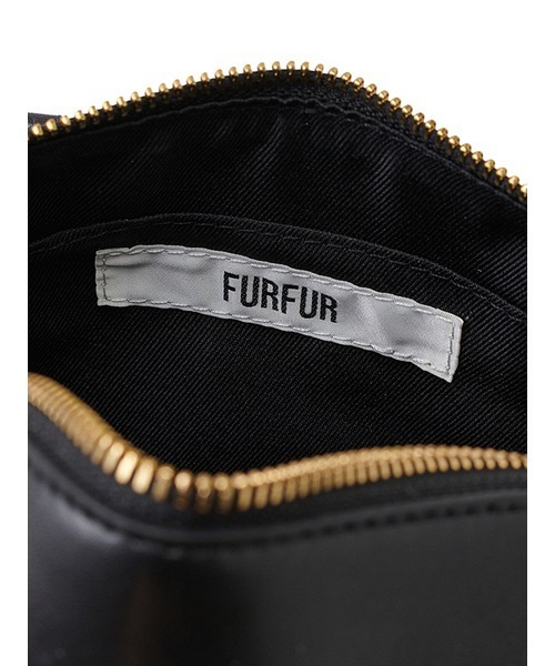 タグ付き 新品 FURFUR ファーファー リボンカシメボストンバッグ ブラック リボンカシメボストンバッグ（ボストンバッグ）｜FURFUR（ファー