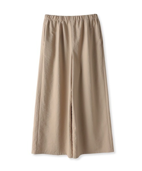 la.f…（ラエフ）の「【biyori】"楽ちんキレイ"リネン風ワイドパンツ≪洗濯機で洗える≫（その他パンツ・レディース・ベージュ/ブラック・9号）」の13枚目の写真