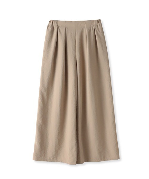 la.f…（ラエフ）の「【biyori】"楽ちんキレイ"リネン風ワイドパンツ≪洗濯機で洗える≫（その他パンツ・レディース・ベージュ/ブラック・9号）」の12枚目の写真