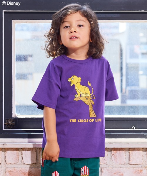 Disney（ディズニー）の「【Disney】プリントTシャツ（Tシャツ/カットソー・キッズ・ベージュ/パープル/イエロー/チャコール/レッド/グリーン/ホワイト系その他/オフホワイト/杢グレー/ブルー・80/90/95/100/110/120/130/140/150）」の9枚目の写真