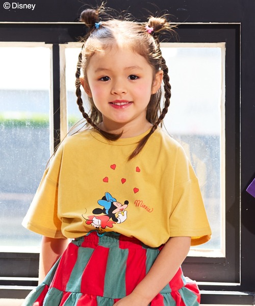 Disney（ディズニー）の「【Disney】プリントTシャツ（Tシャツ/カットソー・キッズ・ベージュ/パープル/イエロー/チャコール/レッド/グリーン/ホワイト系その他/オフホワイト/杢グレー/ブルー・80/90/95/100/110/120/130/140/150）」の10枚目の写真