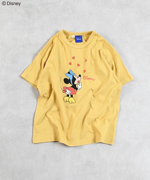 Disney（ディズニー）の「【Disney】プリントTシャツ（Tシャツ/カットソー・キッズ・ベージュ/パープル/イエロー/チャコール/レッド/グリーン/ホワイト系その他/オフホワイト/杢グレー/ブルー・80/90/95/100/110/120/130/140/150）」の12枚目の写真