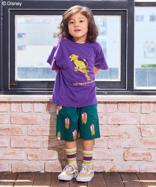 Disney（ディズニー）の「【Disney】プリントTシャツ（Tシャツ/カットソー・キッズ・ベージュ/パープル/イエロー/チャコール/レッド/グリーン/ホワイト系その他/オフホワイト/杢グレー/ブルー・80/90/95/100/110/120/130/140/150）」の15枚目の写真