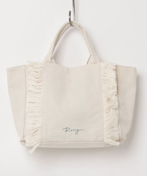 ROXY（ロキシー）の「ロキシー ROXY CHARMING TOTE（トートバッグ・レディース・オフホワイト/ブラウン・ONE SIZE）」の2枚目の写真