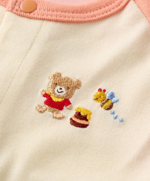 アニマル刺繍カバーオール（ロンパース）｜MIKI HOUSE