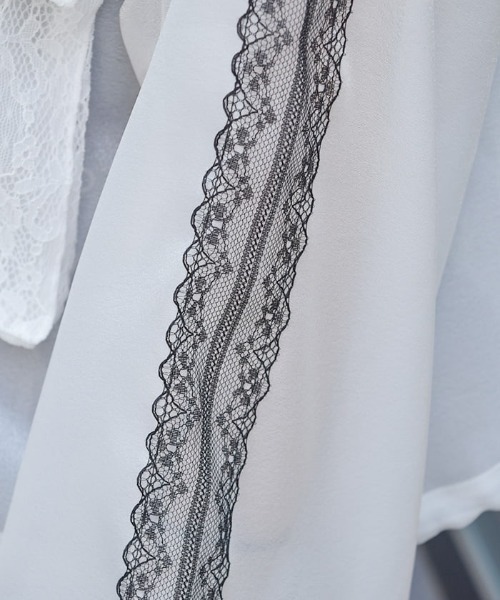 axes femme(アクシーズファム)の「シアートラックジャケット(ブルゾン・レディース・ピンク/ブラック/ホワイト/サックスブルー・FREE)」の10枚目の写真