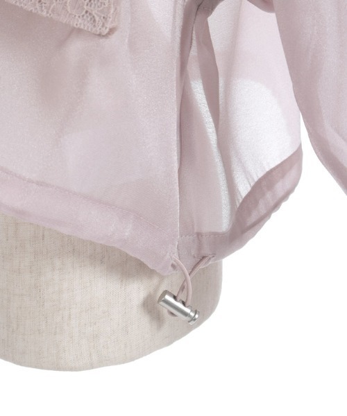 axes femme(アクシーズファム)の「シアートラックジャケット(ブルゾン・レディース・ピンク/ブラック/ホワイト/サックスブルー・FREE)」の21枚目の写真