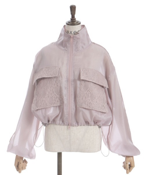 シアートラックジャケット（ブルゾン）｜axes femme（アクシーズファム