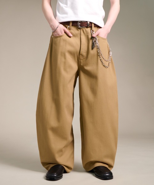 1950S Natural トゥルーオーガニックセルビッジチノパンツ 34
