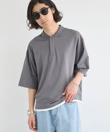 CRAFT STANDARD BOUTIQUE（クラフトスタンダードブティック）の「接触冷感/速乾/UVカット レイヤードポロシャツ（ポロシャツ）」
