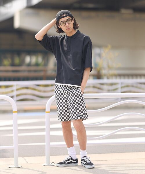 CRAFT STANDARD BOUTIQUE(クラフトスタンダードブティック)の「接触冷感/速乾/UVカット レイヤードポロシャツ(ポロシャツ・メンズ・チャコールグレー/ブラック/ベージュ・XL/L/M)」の8枚目の写真