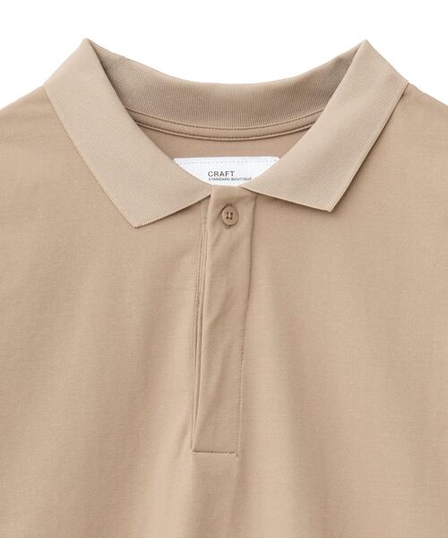 CRAFT STANDARD BOUTIQUE(クラフトスタンダードブティック)の「接触冷感/速乾/UVカット レイヤードポロシャツ(ポロシャツ・メンズ・チャコールグレー/ブラック/ベージュ・XL/L/M)」の19枚目の写真