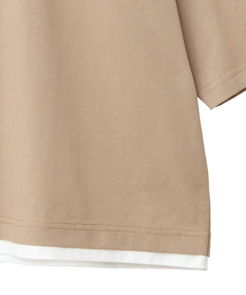 CRAFT STANDARD BOUTIQUE(クラフトスタンダードブティック)の「接触冷感/速乾/UVカット レイヤードポロシャツ(ポロシャツ・メンズ・チャコールグレー/ブラック/ベージュ・XL/L/M)」の17枚目の写真