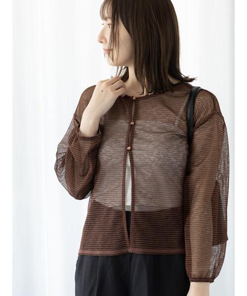 ♡THINGS THAT MATTET♡シアートップス SHEER & DRAPE RIB TOPS | OCCASION STYLE | STORE | THINGS