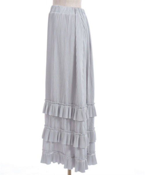 axes femme（アクシーズファム）の「カットプリーツフリルスカート（スカート・レディース・ブラック/グレー/ラベンダー・FREE）」の16枚目の写真