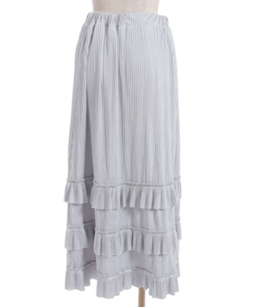 axes femme（アクシーズファム）の「カットプリーツフリルスカート（スカート・レディース・ブラック/グレー/ラベンダー・FREE）」の15枚目の写真