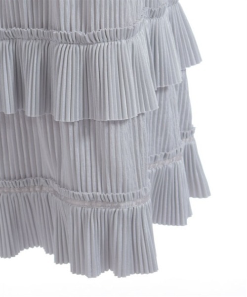 axes femme（アクシーズファム）の「カットプリーツフリルスカート（スカート・レディース・ブラック/グレー/ラベンダー・FREE）」の13枚目の写真