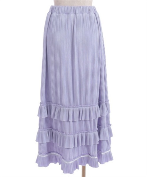 axes femme（アクシーズファム）の「カットプリーツフリルスカート（スカート・レディース・ブラック/グレー/ラベンダー・FREE）」の8枚目の写真