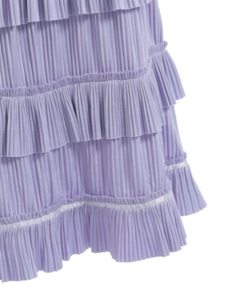 axes femme（アクシーズファム）の「カットプリーツフリルスカート（スカート・レディース・ブラック/グレー/ラベンダー・FREE）」の6枚目の写真