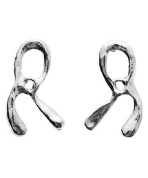 RUMCHE（ラムシェ）の「R Letter (Pierced) Earrings / Rレターピアス・イヤリング（ピアス（両耳用））」