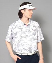 【新レーベル ADABAT NAVY】UVカット/吸水速乾 モナコリンクスプリントポロシャツ
