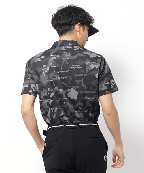 adabat(アダバット)の「【新レーベル ADABAT NAVY】UVカット/吸水速乾 モナコリンクスプリントポロシャツ(ポロシャツ・メンズ・ベージュ系/ホワイト系その他/ネイビー系/ホワイト系1/ブラック系・52/50/48/46)」の10枚目の写真