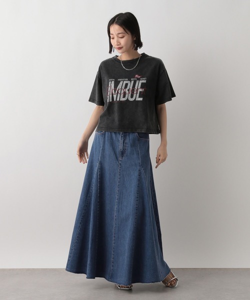 LOWRYS FARM(ローリーズファーム)の「デニムフレアスカート 495442(スカート・レディース・ブルー/ブラック・MEDIUM/LARGE)」の19枚目の写真