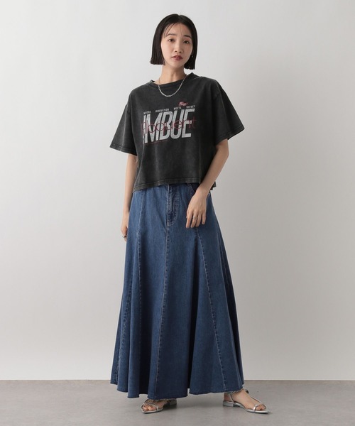 LOWRYS FARM(ローリーズファーム)の「デニムフレアスカート 495442(スカート・レディース・ブルー/ブラック・MEDIUM/LARGE)」の18枚目の写真