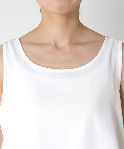 Jines（ジネス）の「デシンタンクトップブラウス（シャツ/ブラウス・レディース・ブラック/ホワイト・38）」の11枚目の写真