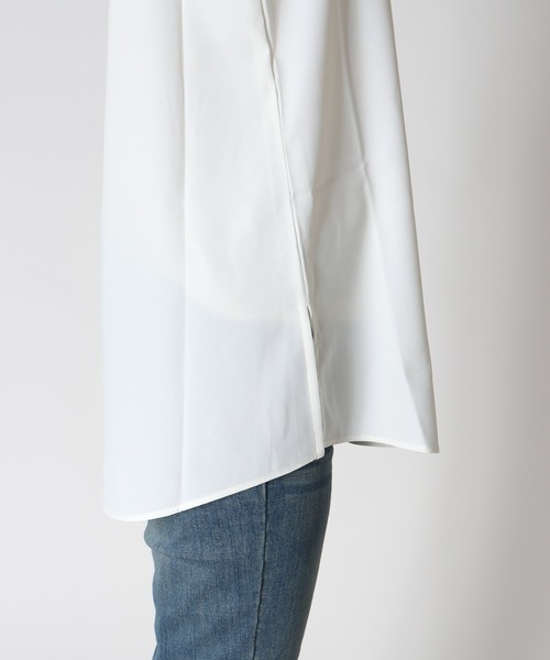 Jines（ジネス）の「デシンタンクトップブラウス（シャツ/ブラウス・レディース・ブラック/ホワイト・38）」の13枚目の写真