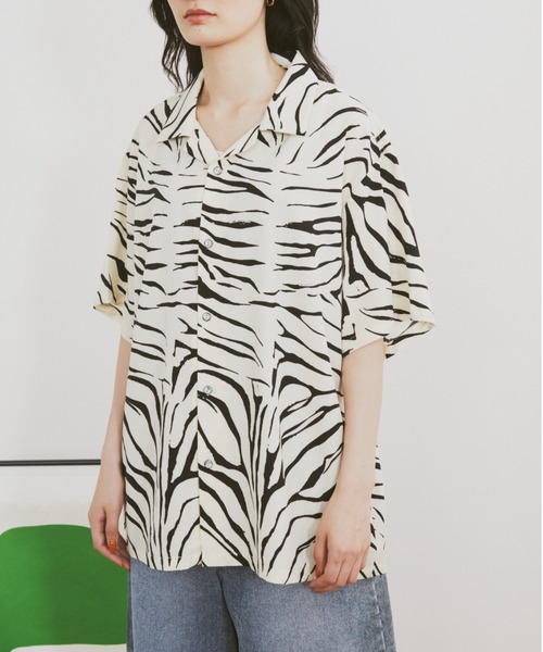 MERLOT（メルロー）の「アソートアロハシャツ（シャツ/ブラウス・レディース・グリーン系その他/ブラック系その他/ホワイト系その他・FREE）」の17枚目の写真