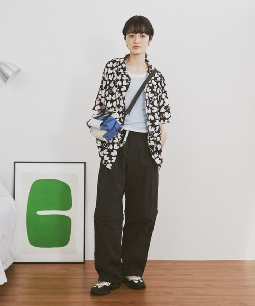 MERLOT（メルロー）の「アソートアロハシャツ（シャツ/ブラウス・レディース・グリーン系その他/ブラック系その他/ホワイト系その他・FREE）」の9枚目の写真