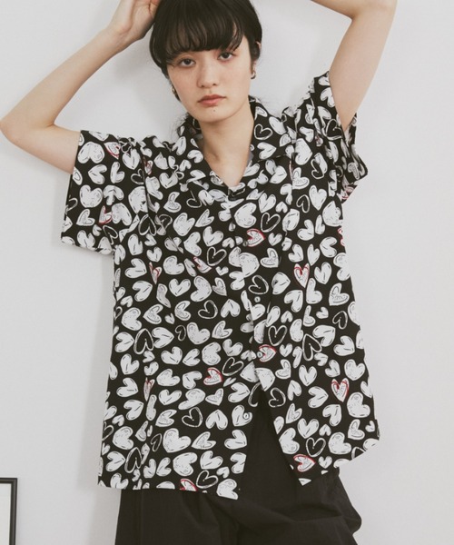 MERLOT（メルロー）の「アソートアロハシャツ（シャツ/ブラウス・レディース・グリーン系その他/ブラック系その他/ホワイト系その他・FREE）」の14枚目の写真