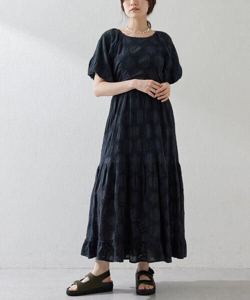 【11/7まで値下】ウィムガゼット　エンブロイダリーワンピース Whim Gazette(ウィム ガゼット)のエンブロイダリーワンピース