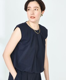 NOLLEY’S | 《セットアップ対応》撥水ストレッチタフタタックブラウス(シャツ/ブラウス)