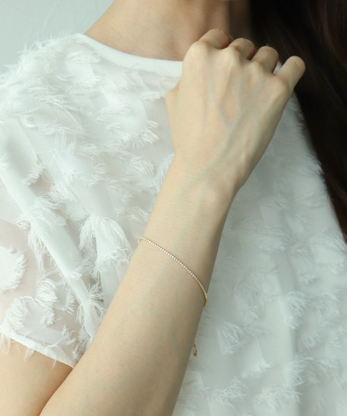 Three Four Time（ｽﾘｰﾌｫｰﾀｲﾑ）の「テニスチェーンマグネットブレスレット（ブレスレット・レディース・シルバー/ピンクゴールド/ゴールド・FREE）」の4枚目の写真