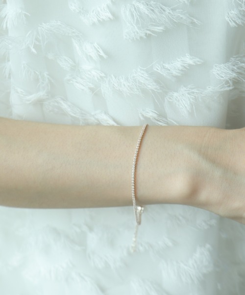 Three Four Time（ｽﾘｰﾌｫｰﾀｲﾑ）の「テニスチェーンマグネットブレスレット（ブレスレット・レディース・シルバー/ピンクゴールド/ゴールド・FREE）」の7枚目の写真