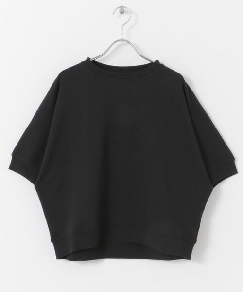 URBAN RESEARCH DOORS（アーバンリサーチドアーズ）の「『セットアップ対応』モダールコットンドルマン裏毛プルオーバー（Tシャツ/カットソー・レディース・グレー/ベージュ系その他/ブラック・MEDIUM）」の16枚目の写真