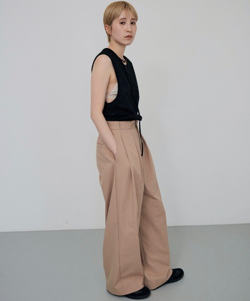 lit（リット）の「Choker Sleeveless TEE（Tシャツ/カットソー・レディース・オフホワイト/ブラック・FREE）」の21枚目の写真