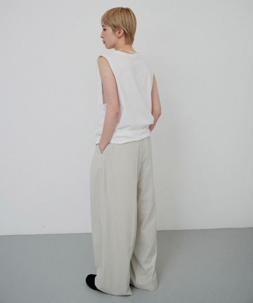 lit（リット）の「Choker Sleeveless TEE（Tシャツ/カットソー・レディース・オフホワイト/ブラック・FREE）」の16枚目の写真