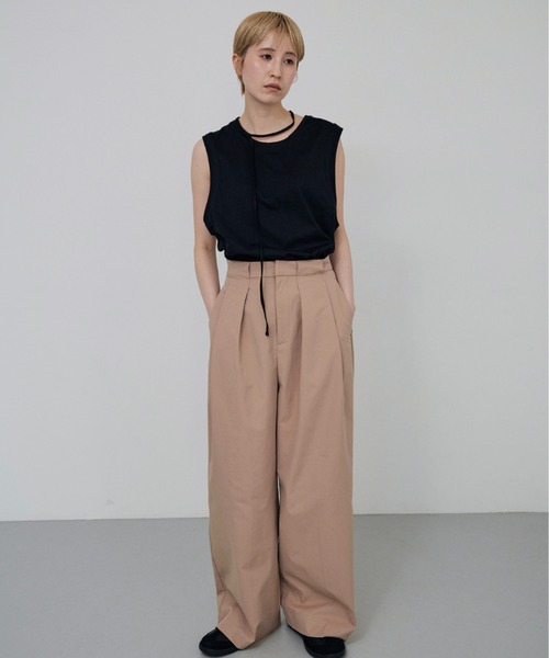 lit（リット）の「Choker Sleeveless TEE（Tシャツ/カットソー・レディース・オフホワイト/ブラック・FREE）」の22枚目の写真