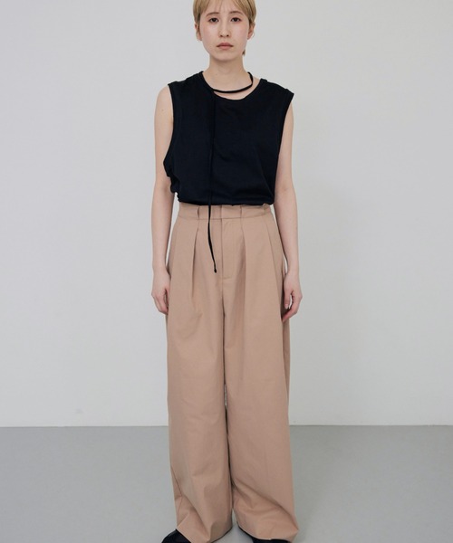 lit（リット）の「Choker Sleeveless TEE（Tシャツ/カットソー・レディース・オフホワイト/ブラック・FREE）」の20枚目の写真