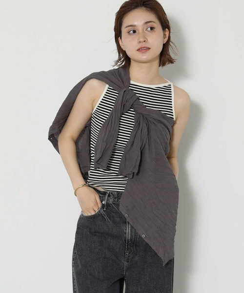 今期新品⭐︎Re Fiina ワッシャー楊柳シャツGready brilliant セール】ワッシャー楊柳シャツ（シャツ/ブラウス）｜Gready