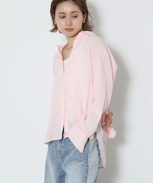 今期新品⭐︎Re Fiina ワッシャー楊柳シャツGready brilliant Gready Brilliant｜Re Fiina ワッシャー楊柳シャツ | Rakuten
