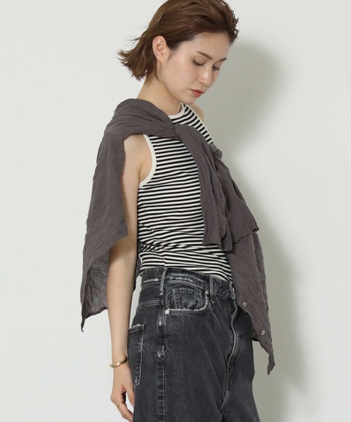 ブラウス シャツ ワッシャー楊柳シャツ レディース セール】ワッシャー楊柳シャツ（シャツ/ブラウス）｜Gready