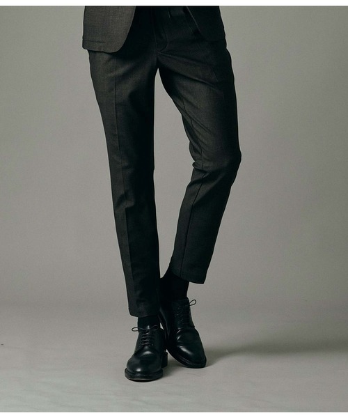 junhashimoto(ジュンハシモト)の「EASY TUCK PANTS★★(スラックス・メンズ・ブラック/ベージュ/ダークカーキ/ダークネイビー・4/3/2)」の5枚目の写真