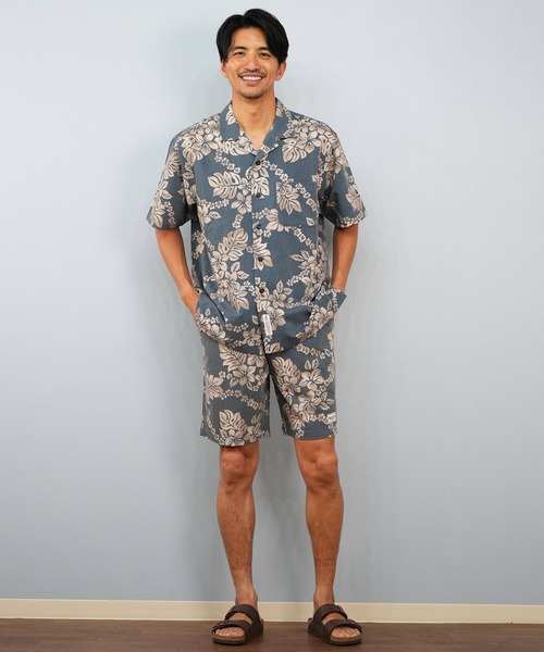 ムラサキスポーツ(ムラサキスポーツ)の「【限定】Mighty Surf Club/マイティーサーフクラブ ショーツ 総柄 セットアップ対応 MTS25SP01(その他パンツ・メンズ・ブルー・M/L/XL)」の5枚目の写真