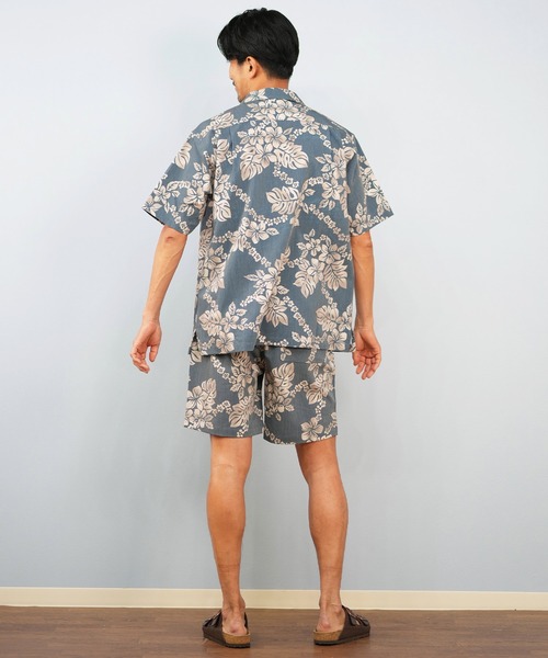 ムラサキスポーツ(ムラサキスポーツ)の「【限定】Mighty Surf Club/マイティーサーフクラブ ショーツ 総柄 セットアップ対応 MTS25SP01(その他パンツ・メンズ・ブルー・M/L/XL)」の4枚目の写真
