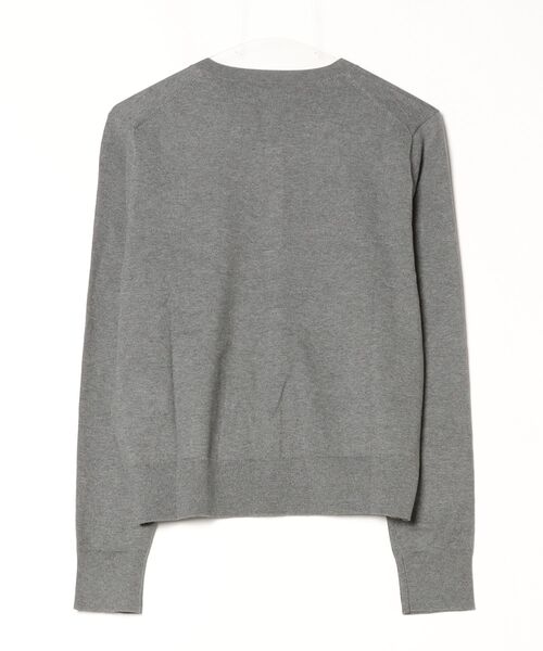 POLO RALPH LAUREN(ポロ ラルフ ローレン)の「コットン クルーネック カーディガン(カーディガン/ボレロ・レディース・グレー系・M/L/XS/XL/S)」の4枚目の写真