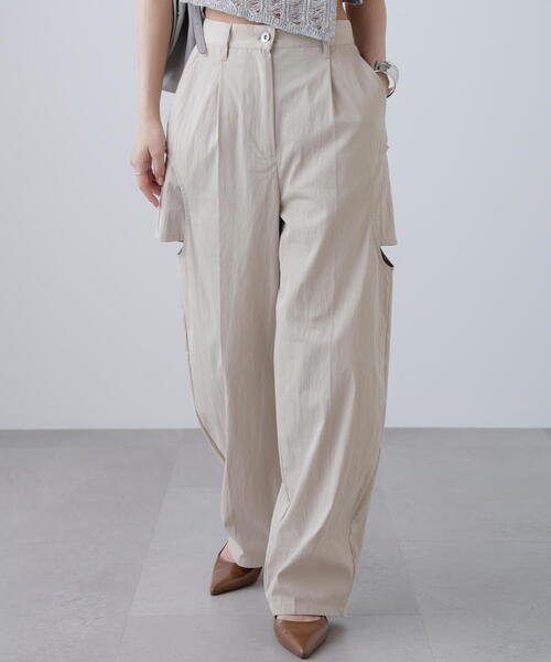 【新品】argue フリースパンツ　ミルク　白　サイズ1 WOMENS PANTS
